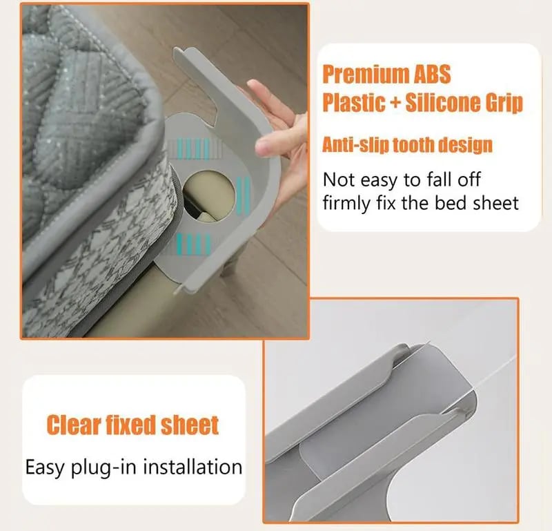 🛌🔒 Summervibes-Lock Sheet Holders Set of 4