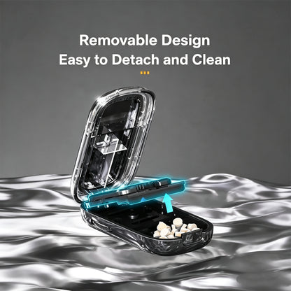 🔥Upgrade-Designed Compact 3-in-1 Pill Splitter Organizer - ABS+PC