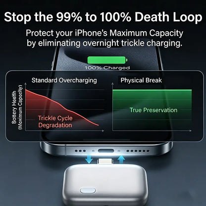 🔥Hot Sale 49% off🌟🔋 Physical-Disconnect Battery Guard, Auto & Self-Eject Charger
