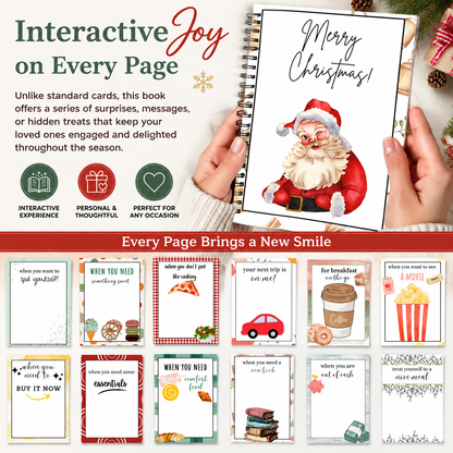 📖Merry Christmas Surprise Gift Card Book