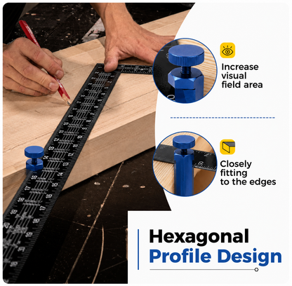 📏High stair gauge, suitable for frame square