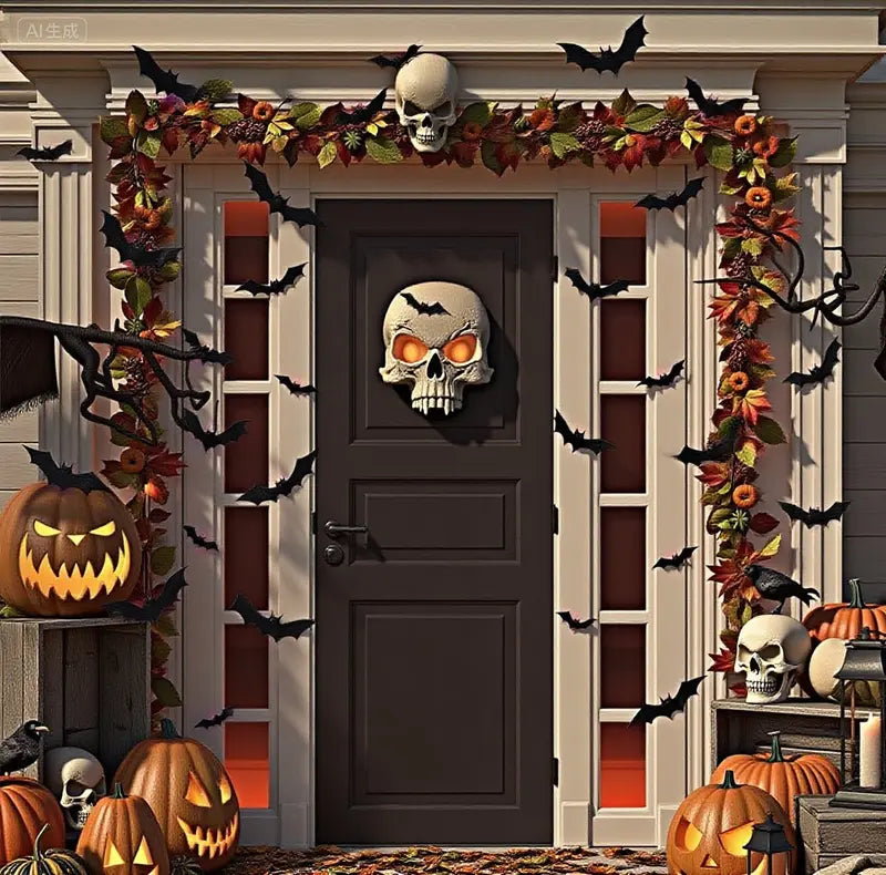 🦇3D Bat and Spider Wall Decals for Halloween – Party Decorations and Room Decor