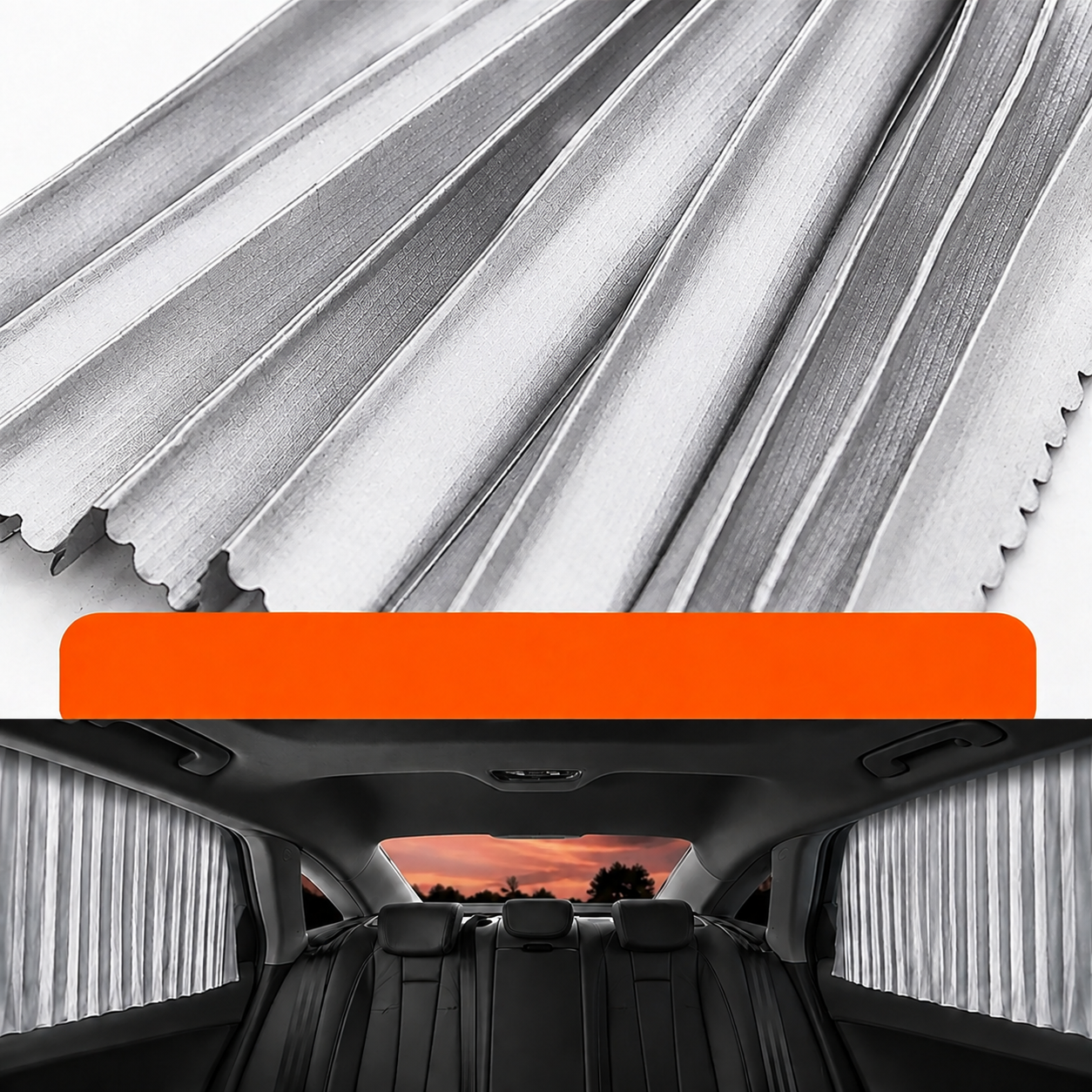 🚗Magnetic car window sunshade