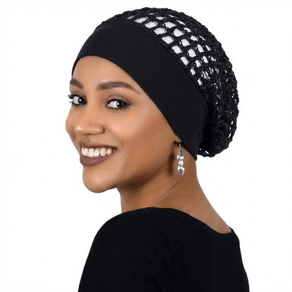 🌙Stretchy Wide-Edge Sleeping Cap Set