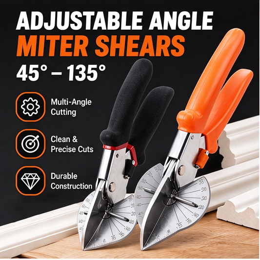 🛠️Stainless Steel Miter Shear – 45°–135° Adjustable-Angle Cutter