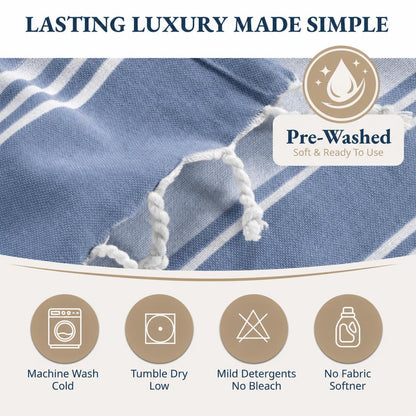 🏖️Lightweight and soft modern plain weave oversized beach towel