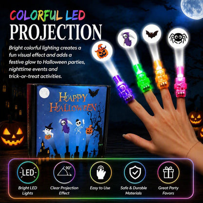 36PCS Halloween And Christmas LED Projection Finger Lights