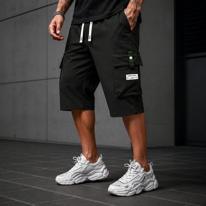 ⏳Buy 2 Free Shipping !!📢Men's Casual Drawstring Capri Cargo Pants 🔥