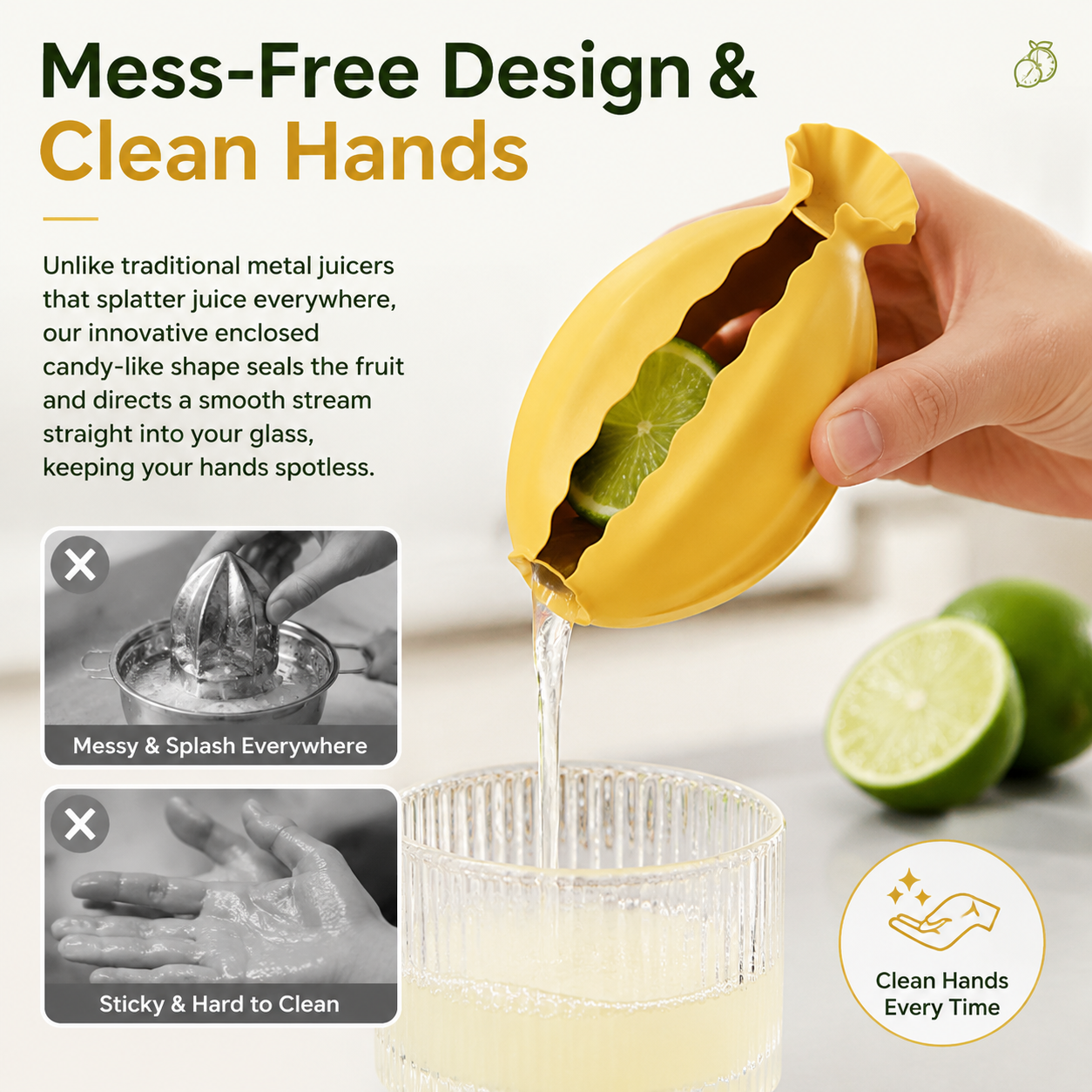 🍋Fun Silicone Lemon Juicer