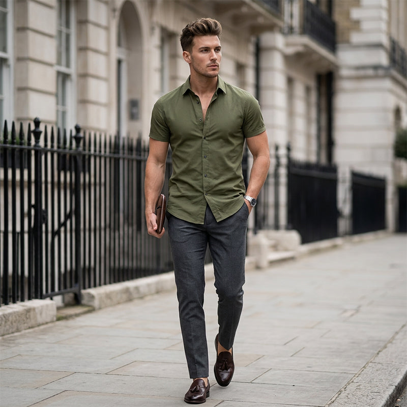 🔥Hot Sale 49% off🌟👔 Men's Non-Iron Shirts – Wrinkle-Free, Comfortable All Day & Perfect for Business or Casual 👕