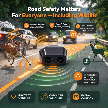 Wind-Activated Deer Warning Whistles