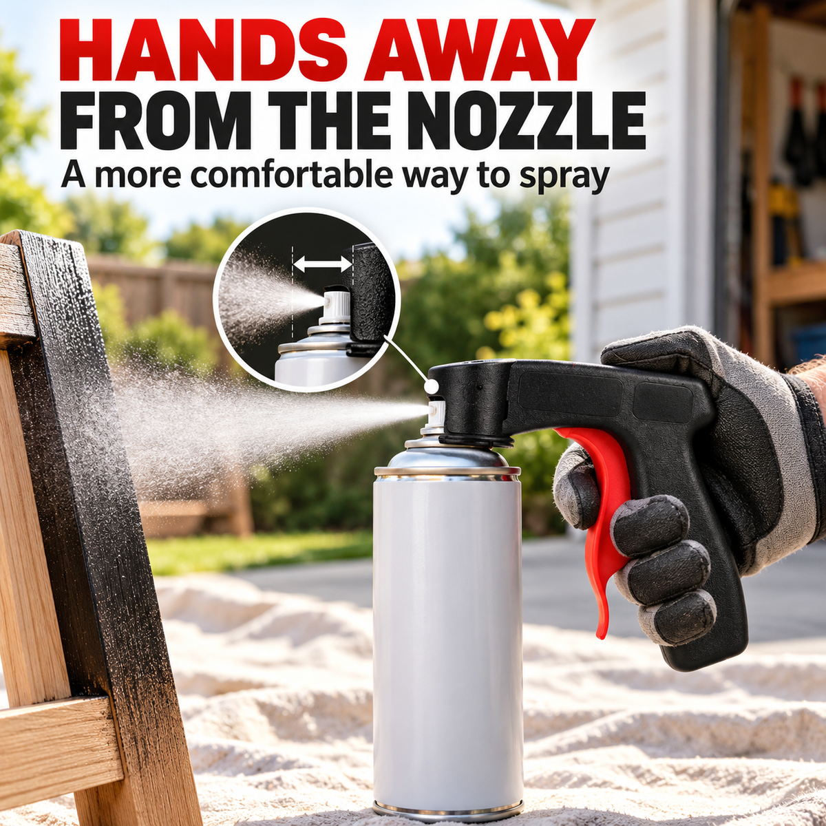 Spray Paint Can Trigger Handle