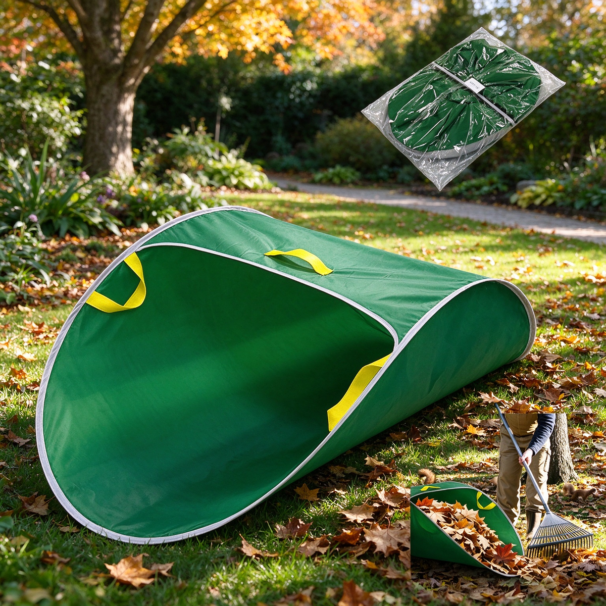 Garden Leaf Collection Tent