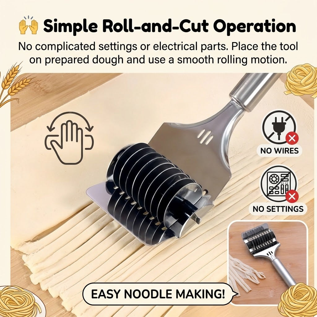 Stainless Steel Manual Household Noodle Cutter