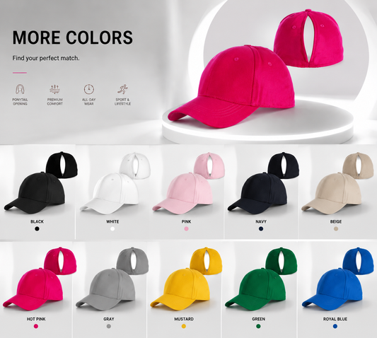 Magnetic Ponytail Cap