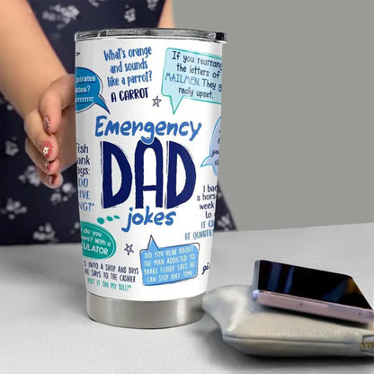 ☕ Dad Collection 20oz Tumbler with Lid, Double Wall Stainless Steel Insulated Vacuum Cup