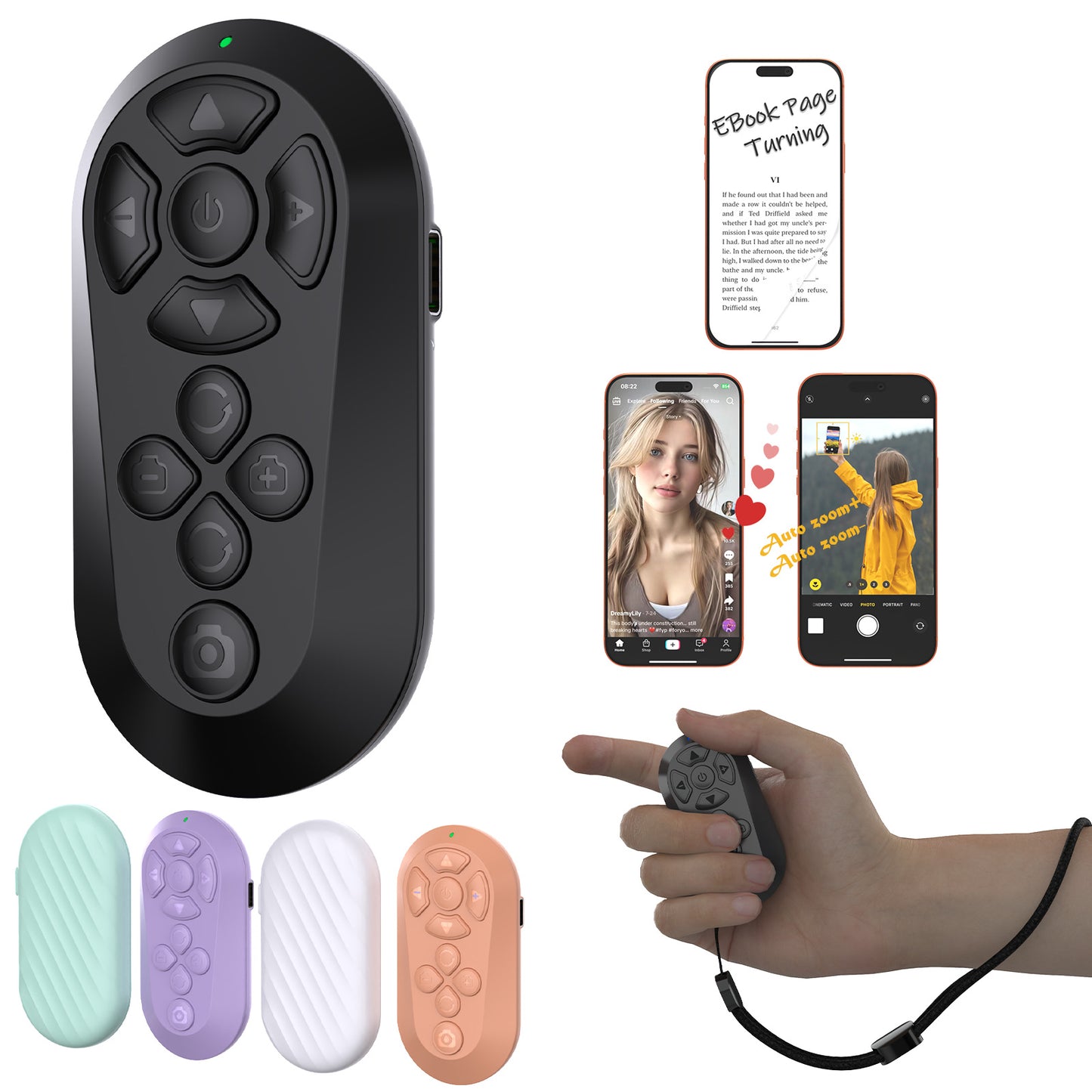 📱Short-video mobile device controls Bluetooth remote controller