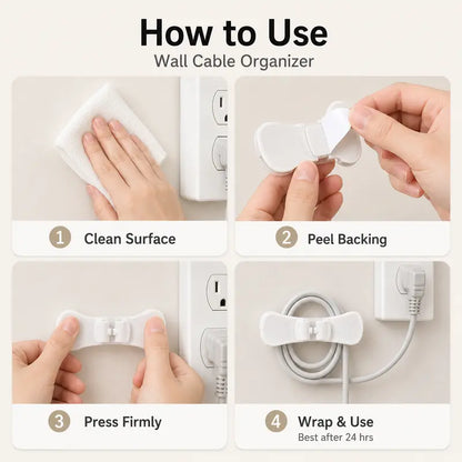 Space-Saving Appliance Cord Organizer