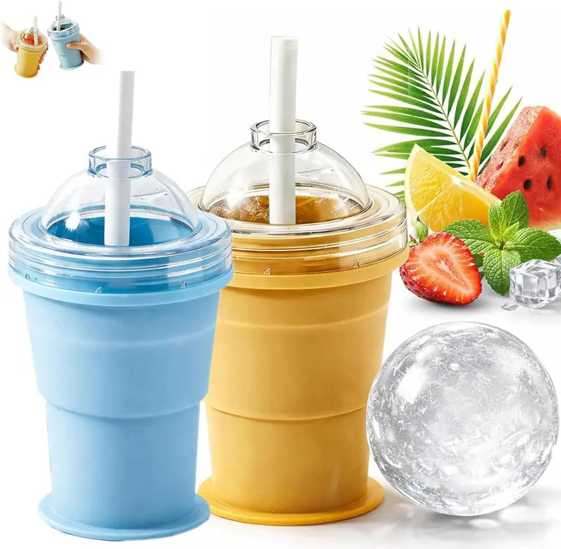 🧊Collapsible Water Cup for Summer Ice Hockey