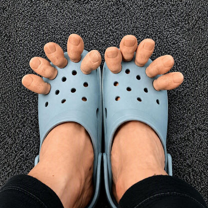Big Toe Crocodile Curse Funny Clogs