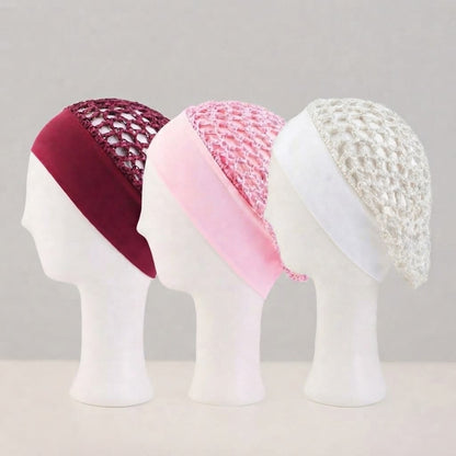 🧢Elastic wide-brimmed hairnet cap - soft and protective