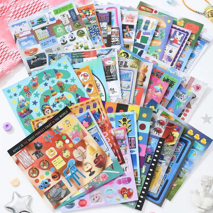 📼 90s/2000s Aesthetic Retro & Future Sticker Book