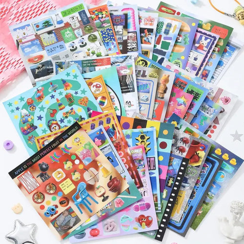 📼 90s/2000s Aesthetic Retro & Future Sticker Book