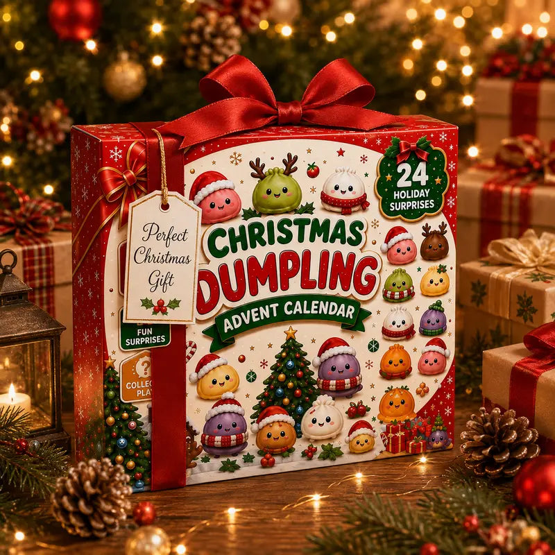 🥟24-Day Christmas Dumpling Countdown Toy Calendar