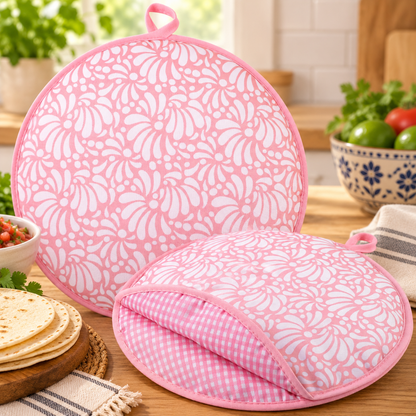 🌮2-Pack 12-Inch Tortilla Warmer Pouch – Suitable for Tortillas, Burritos, Naan, and Pizza Wraps