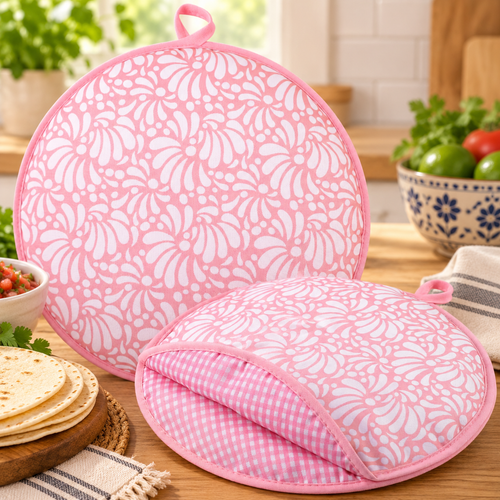🌮2-Pack 12-Inch Tortilla Warmer Pouch – Suitable for Tortillas, Burritos, Naan, and Pizza Wraps