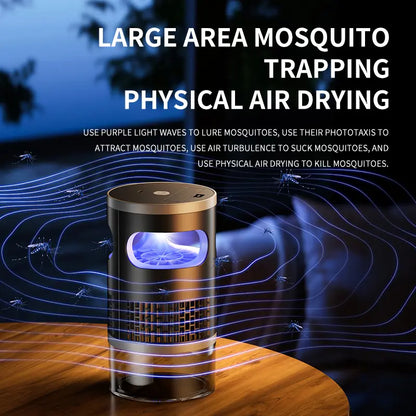 🛡️✨ Non-electrical shock type Indoor Insect Trap with Light and Suction