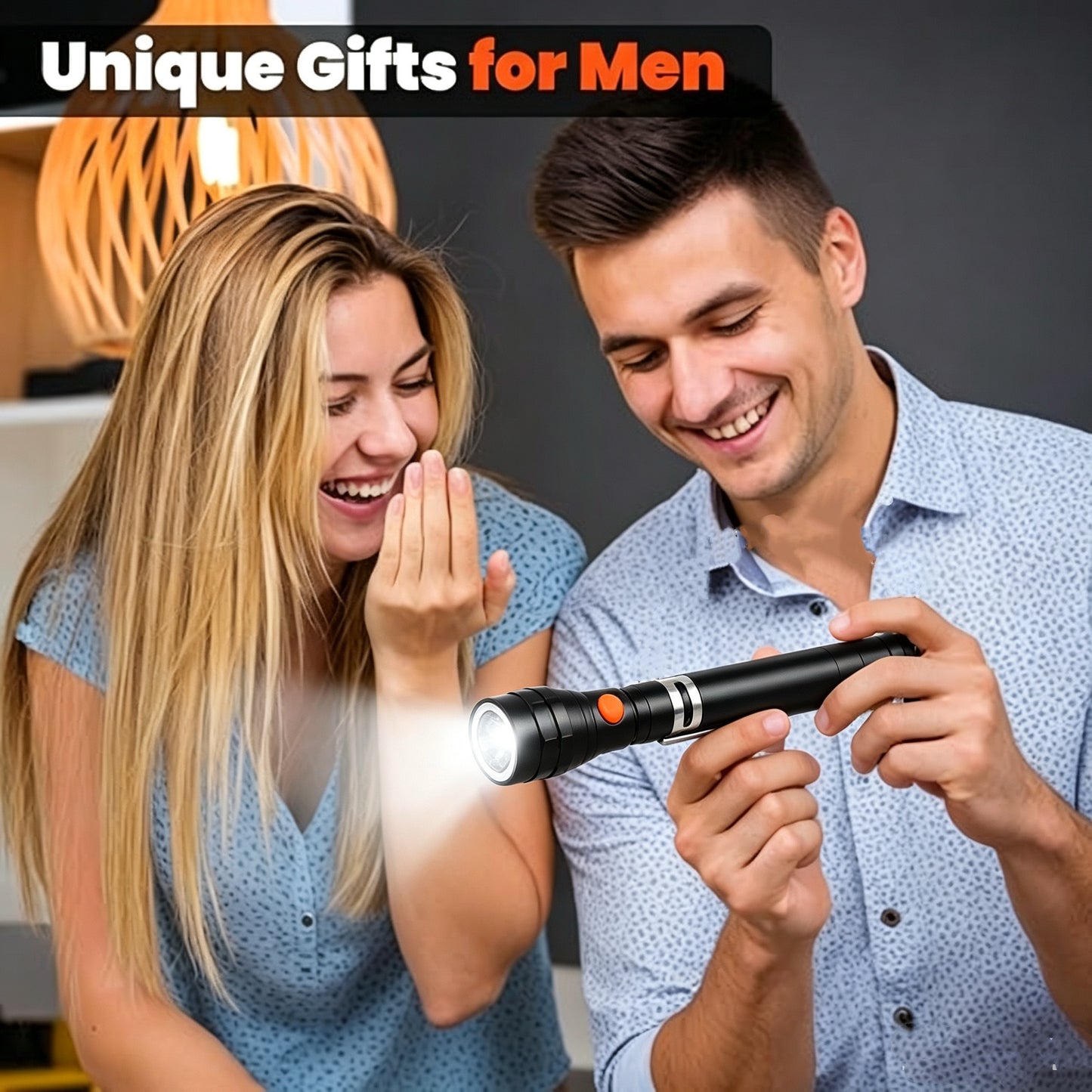 Extendable LED Magnetic Pickup Flashlight For Repair & Men’s Gift