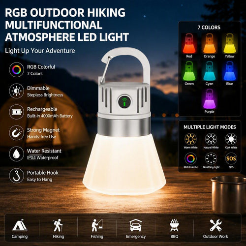 Outdoor Hiking Multi functional Atmosphere Led Light