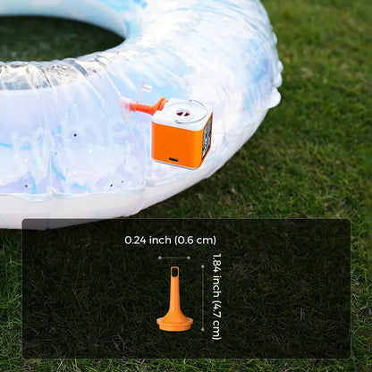🔋Rechargeable mini electric camping air pump