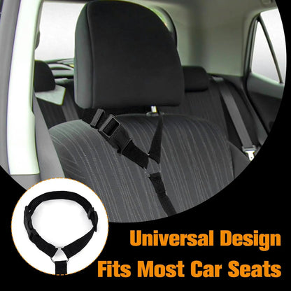 🚗 Adjustable Dog Car Seatbelt Harness
