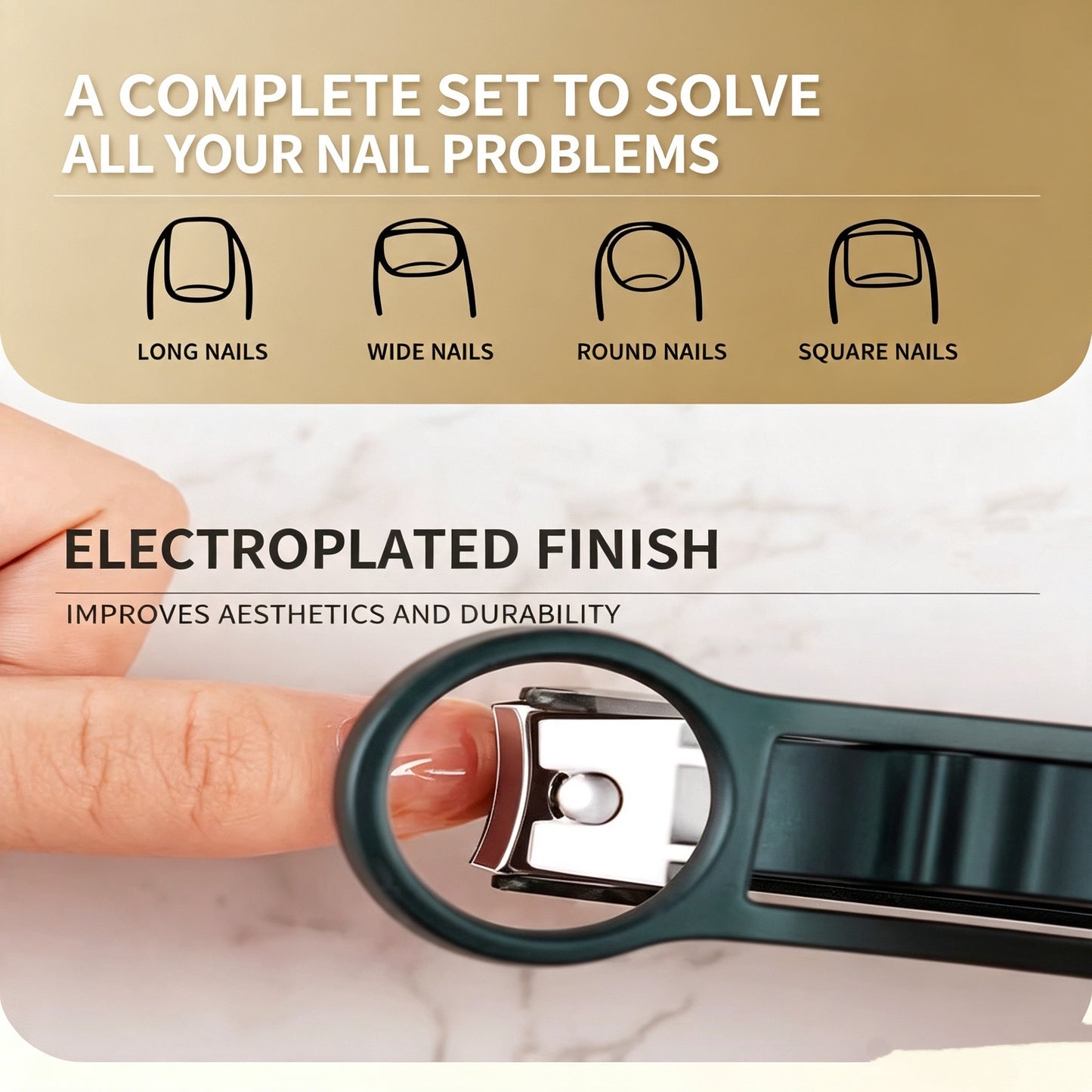 Magnifying Glass Nail Clippers For Seniors