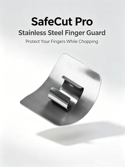 Safe‑Cut Stainless‑Steel Finger Guard, Avoid Cutting Fingers When Cooking