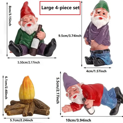 Creative Gnome Design Resin Craft (4 Pcs)
