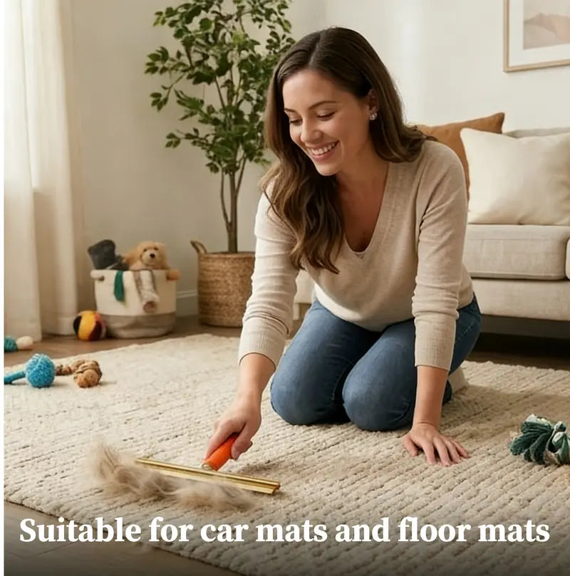 🐾 Pet Hair Remover Brush - Cleaner Efficient Carpet Tool