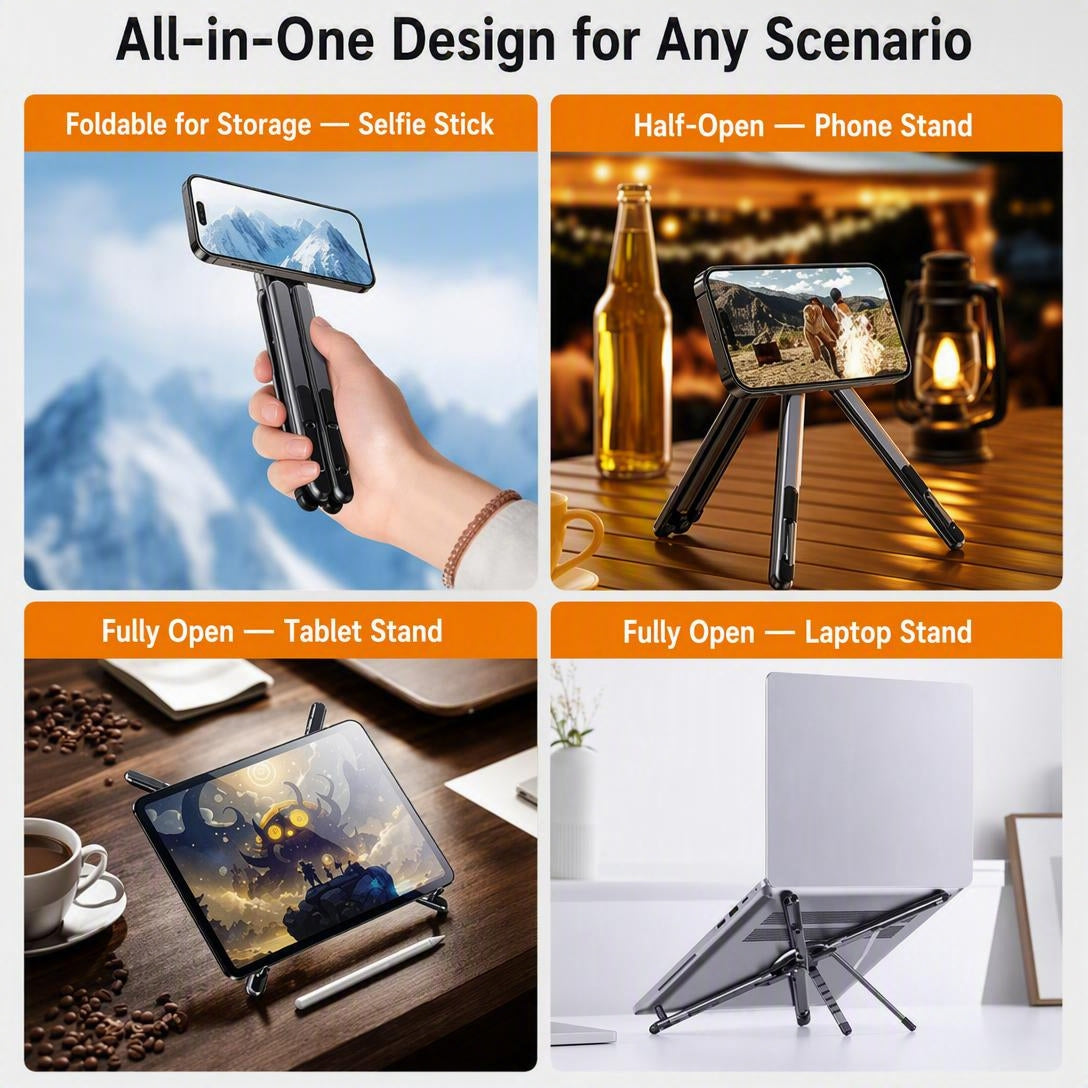 🧲Portable folding 3-in-1 magnetic stand