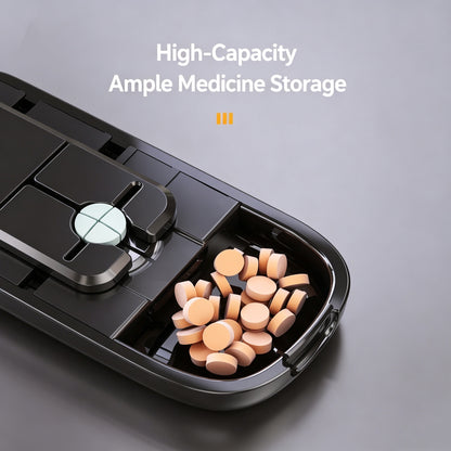 🔥Upgrade-Designed Compact 3-in-1 Pill Splitter Organizer - ABS+PC