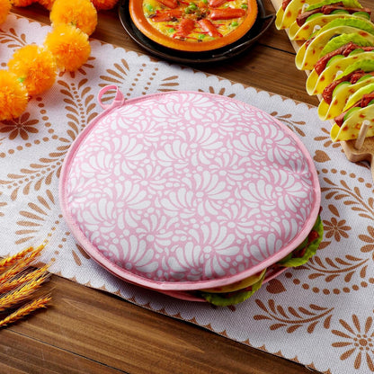 🌮2-Pack 12-Inch Tortilla Warmer Pouch – Suitable for Tortillas, Burritos, Naan, and Pizza Wraps