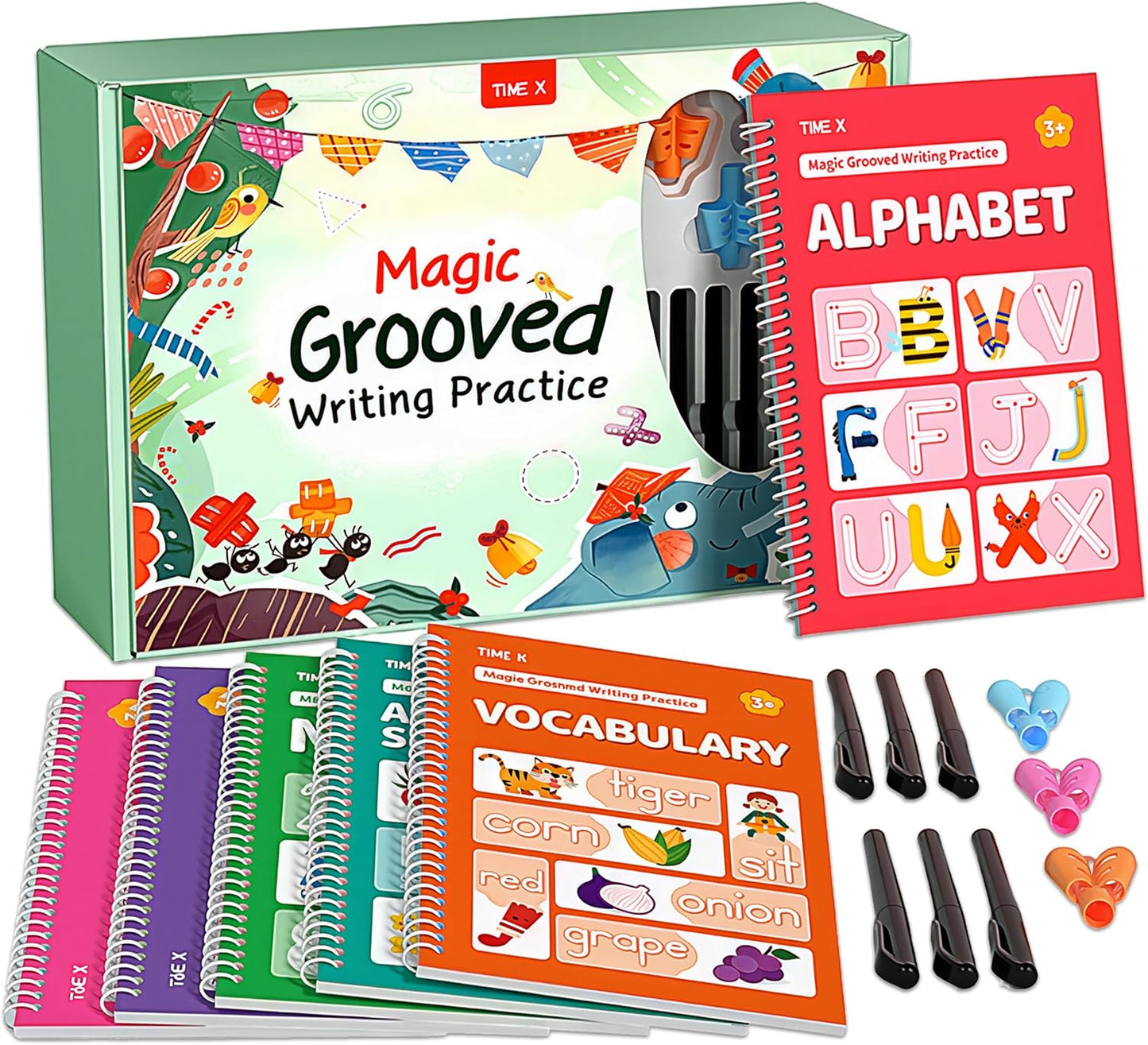 📚 Reusable Grooved Handwriting Workbook for Kids