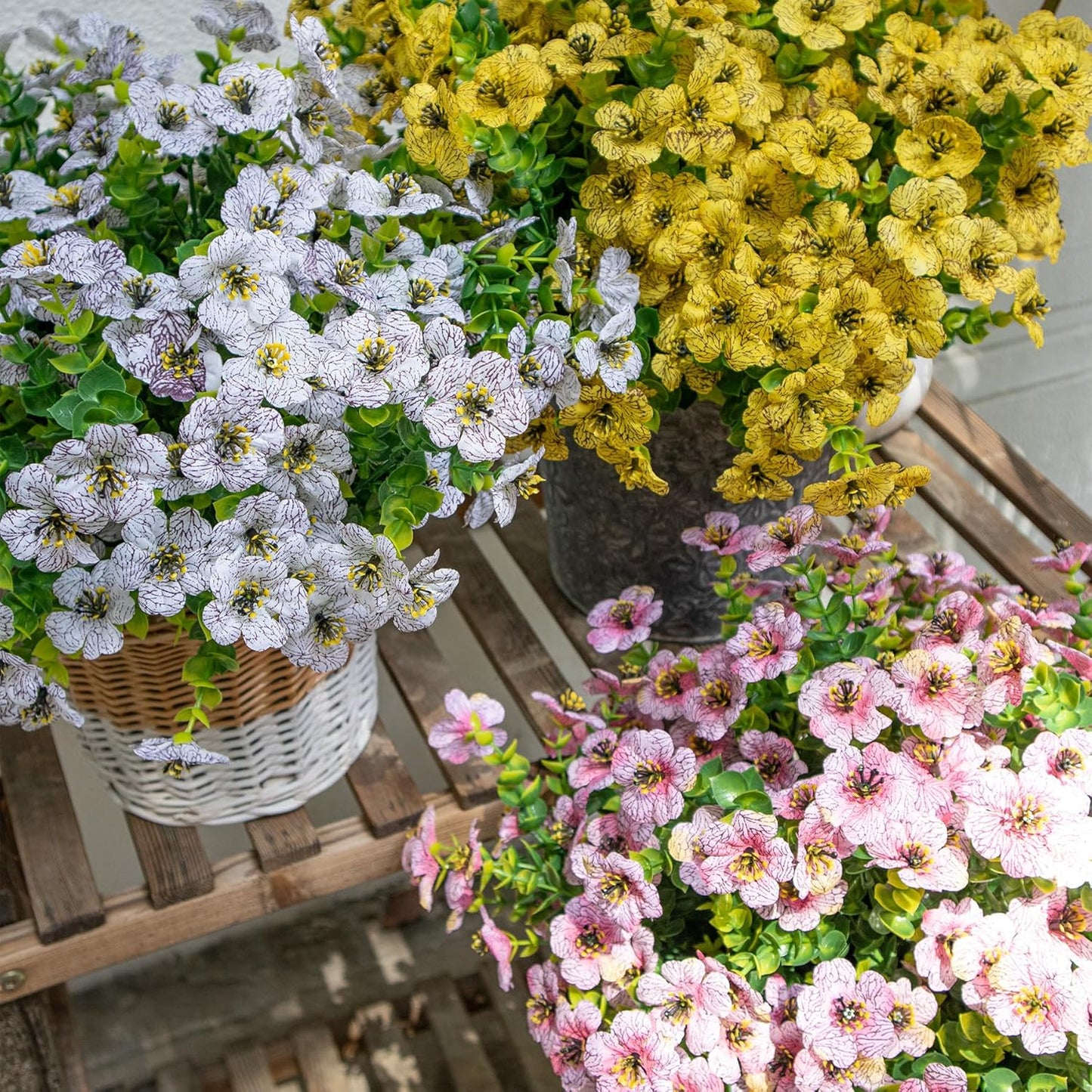 💥Only $2.38 !🌺Summer Outdoor UV Resistant Colorful Artificial Flower