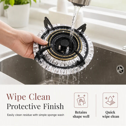 🍳🥗 10-Pack Thickened Aluminum Foil Gas Stove Anti-Stain Pads – Keep Your Stovetop Clean