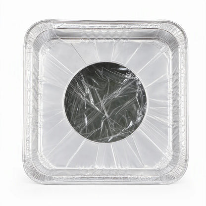 🍳🥗 10-Pack Thickened Aluminum Foil Gas Stove Anti-Stain Pads – Keep Your Stovetop Clean