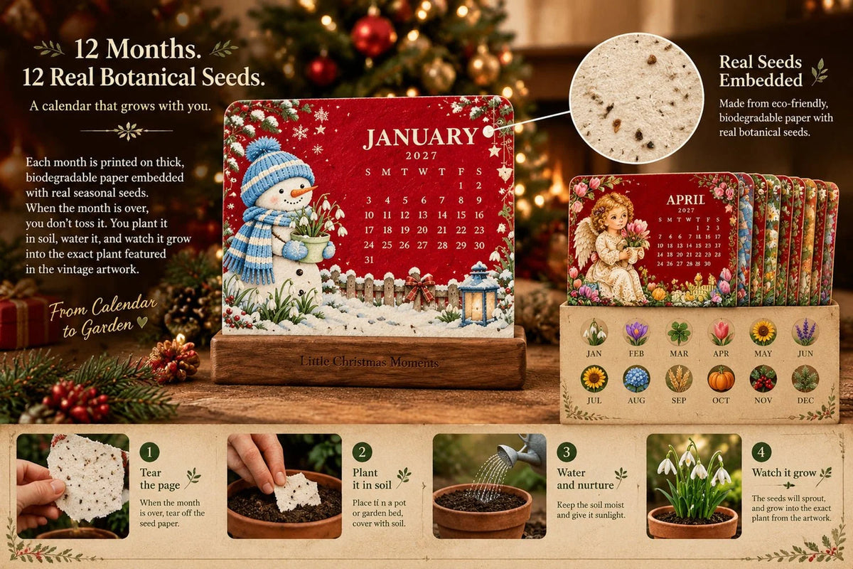 ✨ 2027 Eco-Friendly Plantable "Eternal" Seed Calendar