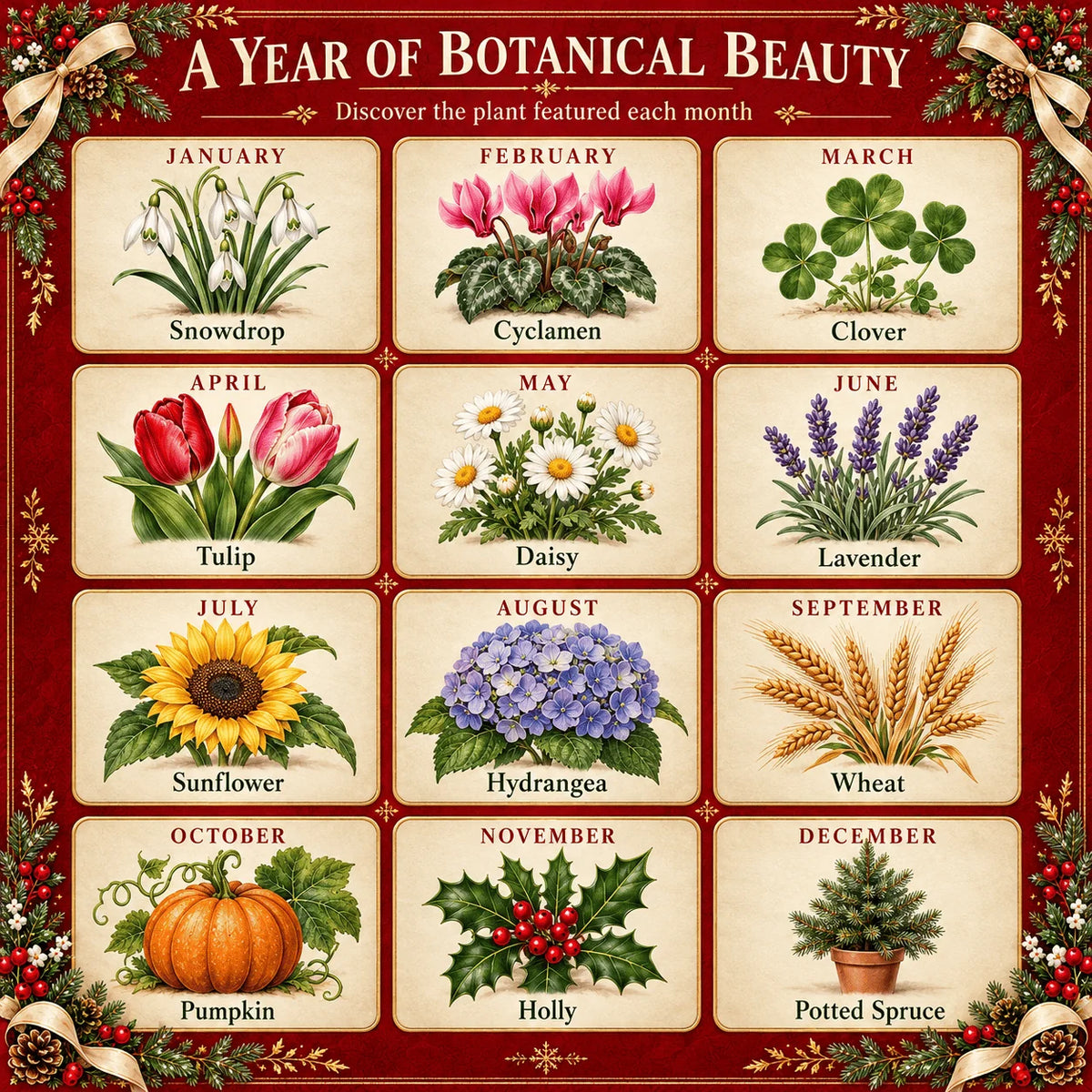 ✨ 2027 Eco-Friendly Plantable "Eternal" Seed Calendar