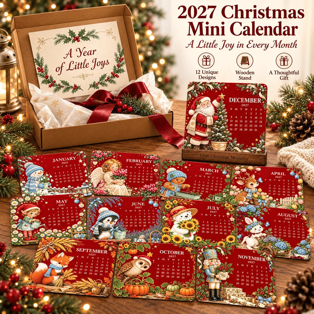 ✨ 2027 Eco-Friendly Plantable "Eternal" Seed Calendar