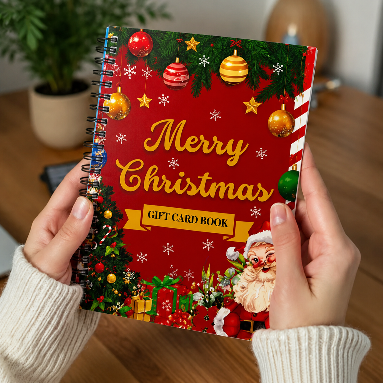 📖Merry Christmas Surprise Gift Card Book